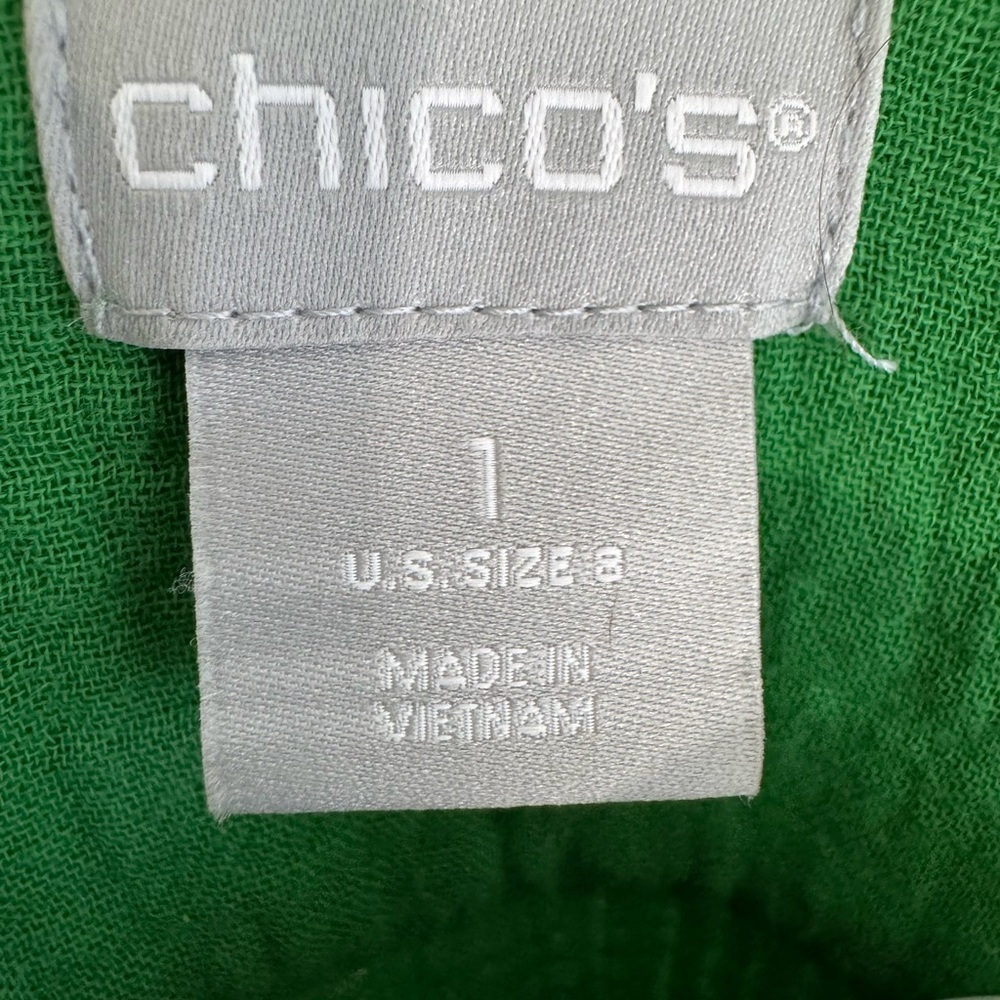 Chico's Vibrant Green Dress